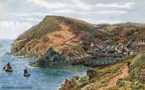 Polperro，来自悬崖 作者 阿尔弗雷德·罗伯特·昆顿