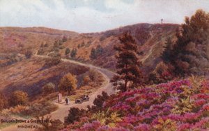 水手的石头和吉布特山，Hindhead 作者 阿尔弗雷德·罗伯特·昆顿