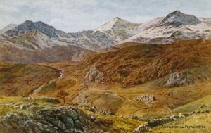 Snowdon，来自Penygwryd 作者 阿尔弗雷德·罗伯特·昆顿