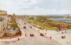 Southport的南长廊和花园 作者 阿尔弗雷德·罗伯特·昆顿