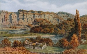 Llancault的Wye，Nr Chepstow 作者 阿尔弗雷德·罗伯特·昆顿