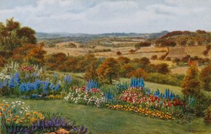 查看从肯特主义花园，Goudhurst 作者 阿尔弗雷德·罗伯特·昆顿