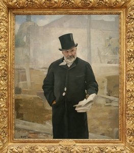 Portrait of Adolphe Alphand (1817-1891),1888 (oil on canvas) 作者 阿尔弗雷德·罗尔