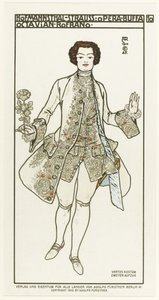 歌剧《玫瑰骑士》的服装设计理查德·施特劳斯（Richard Strauss），《玫瑰骑士》，1910年