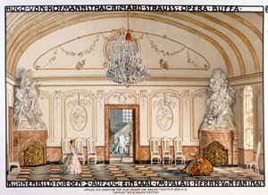 Richard Strauss : Der Rosenkavaliert (Le Chevalier à la rose ) Scenographie de Roller. 2eme acte
