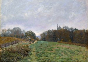 Louveciennes 景观 作者 阿尔弗雷德·西斯利