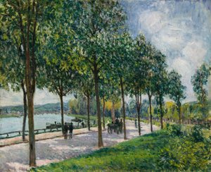 栗树Allée，1878年。 作者 阿尔弗雷德·西斯利