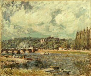 塞夫雷斯桥 作者 Alfred Sisley