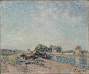 圣马梅斯（Los Canal），1885年。 作者 阿尔弗雷德·西斯利