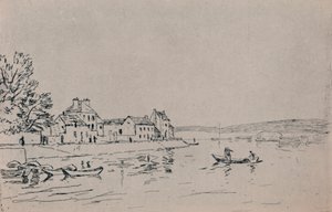 卢安银行，建于1880年代，1946年 作者 阿尔弗雷德·西斯利
