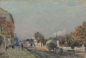 1876年，马里的一条街 作者 阿尔弗雷德·西斯利