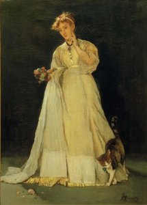 A.Stevens，Ophelia od。破烂的花束 作者 阿尔弗雷德·埃米尔·史蒂文斯（Alfred Emile Stevens）