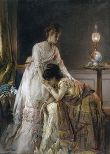 舞会之后，1874年。