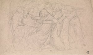 下十字架 作者 阿尔弗雷德·埃米尔·史蒂文斯（Alfred Emile Stevens）
