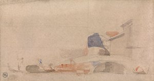 叹息桥，威尼斯 作者 阿尔弗雷德·埃米尔·史蒂文斯（Alfred Emile Stevens）