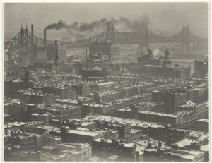 来自3003室--纽约谢尔顿酒店，东北方向看，1927年。 作者 阿尔弗雷德·斯蒂格利茨