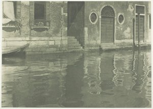 思考--威尼斯，1894年，1897年印刷。 作者 阿尔弗雷德·斯蒂格利茨