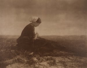 补网者》，1894年。 作者 阿尔弗雷德·斯蒂格利茨