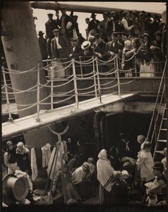 The Steerage，1907年，在1913年或之前印刷。 作者 阿尔弗雷德·斯蒂格利茨