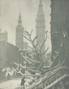 双塔，纽约，1911年。 作者 阿尔弗雷德·斯蒂格利茨