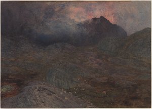 Cwm Trifaen，角1857年。