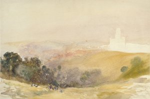 来自红山的达勒姆，1866-1880年 作者 Alfred William Hunt