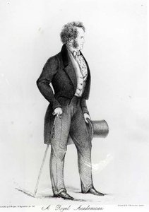 皇家院士，Charles Landseer肖像（1799-1879），酒吧。作者：Thomas McLean，1843年