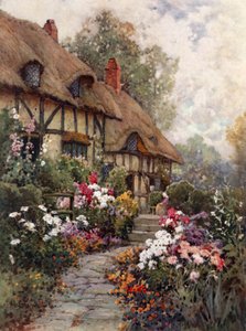 安妮-海瑟薇的小屋（彩色石版画）