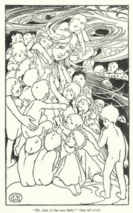 查尔斯-金斯利为《水宝宝》绘制的插图（石版画） 作者 爱丽丝·博林布鲁克（后）伍德沃德