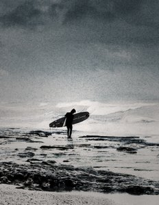 进入......，2013 年（手绘照片）