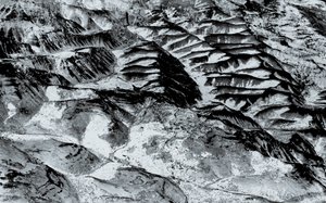 内华达上空》，2018 年（手绘照片）