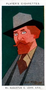 英国画家奥古斯都·约翰（Augustus John），1926年。