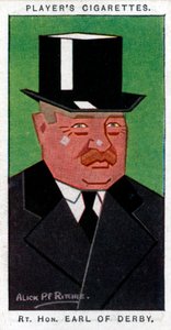 爱德华·乔治·维利尔斯·斯坦利（Edward George Villiers Stanley），第26届德比伯爵，1926年。