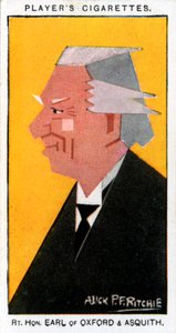 牛津第一伯爵赫伯特·亨利·阿斯奎斯和英国首相阿斯奎斯，1926年。