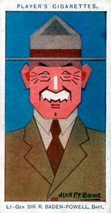 罗伯特·巴登·鲍威尔（Robert Baden-Powell），1st巴登·鲍威尔男爵，1926年。 作者 阿里克·PF·里奇