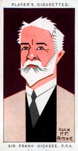 英国画家弗朗西斯·伯纳德·迪克西爵士，1926年。
