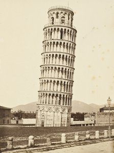 Campanile, Pisa, c.1850 (albumen silver print) 作者 弗拉泰利·阿利纳里