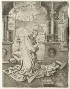 耶稣诞生，1520年代。