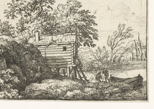 风景与钓鱼小屋
