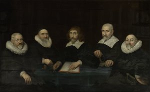 米德尔堡教养院摄政者，1643 年 作者 阿莱特·范·洛宁加
