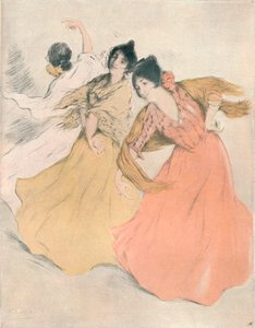 西班牙舞者，约1875-1903年，1903年 作者 艾伦·奥斯特林德