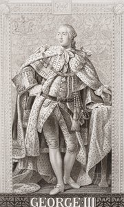 乔治三世（1738-1820）来自“英国和苏格兰历史插图”第二卷 作者 艾伦·拉姆齐