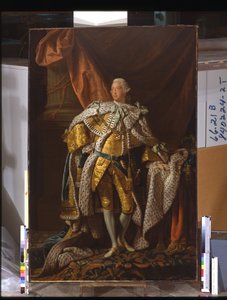 乔治三世国王（布面油画） 作者 艾伦·拉姆齐