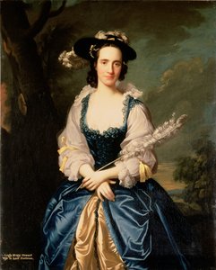 玛丽斯图尔特夫人的肖像，Kenneth Mackenzie的妻子，Lord Fortrose，1749年