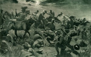 1902年2月25日，新西兰人在霍尔斯普雷特的精彩防守》，1902年。