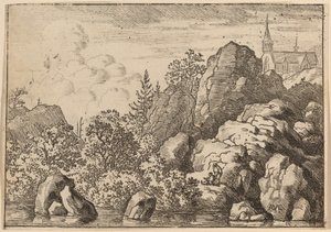 山上的教堂，大概在1645-1656年。