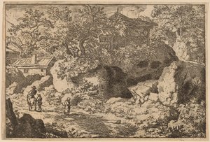 马背上的农民，大概在1645-1656年。 作者 阿拉特·范·埃弗丁根