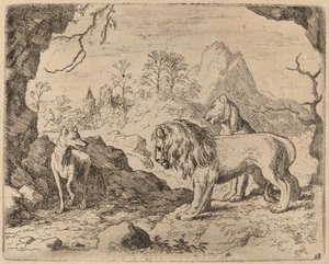 雷纳德承诺揭开隐藏的宝藏，大概在1645-1656年。 作者 阿拉特·范·埃弗丁根
