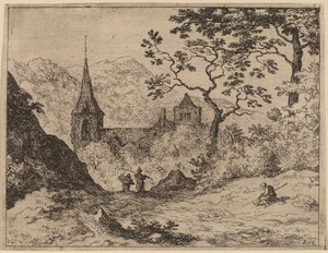 陡坡，可能约1645-1656。 作者 阿拉特·范·埃弗丁根