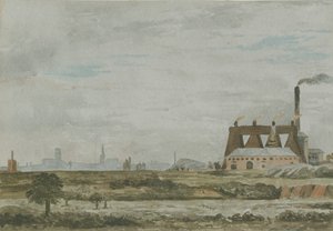 伍尔弗汉普顿（Wolverhampton）-南视图：水彩画，nd [c 1830]